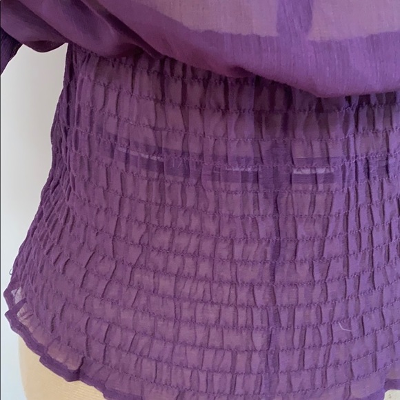 Guess Small, Romantic Sheer Top, Small, NWOT - Picture 7 of 8